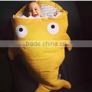 Plush Shark Animal Shape Baby Sleeping Bag,Cotton Baby Sleeping Bag Wholesale,Baby Sleeping Bag Cotton thumbnail-3