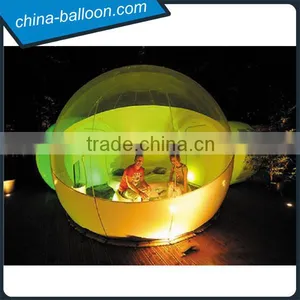Romantic Inflatable Clear Bubble Tent With LED/Transparent Lighting Tent for Advertising Activities thumbnail-2