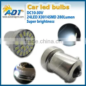 2015 Hot Sell 1156 24W Car Led Bulb 3014 Smd BA15S Car Led Bulb thumbnail-1