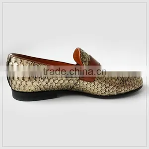2016 Men Genuine Leather Shoe Arrival Animal Leather Shoe Collections thumbnail-3