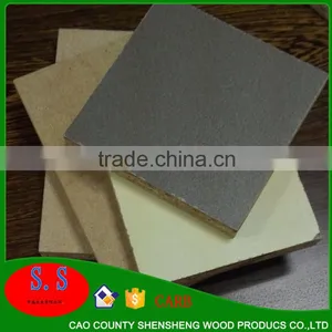 Prices Flakeboard Melamine Particle Board/ Melamine Faced Chipboard for Shoe Rack With Seat thumbnail-1
