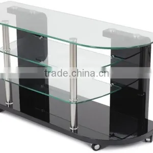TV-2309 Tempered Glass tv Stand thumbnail-2
