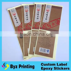 Hot Stamping Foil Label Adhesive Hot Stamping Label for Bottle of Red Wine thumbnail-2