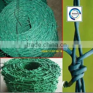 Barbed Wire PVC Coated Barbed Wire (Guangzhou Manufacturer) thumbnail-1