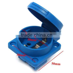 CF11031 IP44 2 Pin Industrial Waterproof Outdoor Power Outlet Socket 230V 16A thumbnail-1