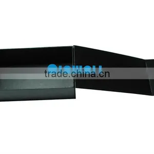 Handmade Rigid Cardboard Box Black Box Packaging for Gift thumbnail-1