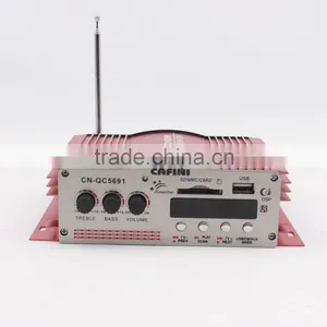 2CH Professional Digital Car Amplifier With USB SD FM Bluetooth thumbnail-4