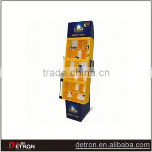 Customized Flooring Cardboard Led Display Stand thumbnail-1