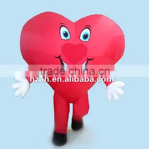 Lovely Inflatable Smiling Heart-shape Costume for Wedding Decoration thumbnail-1