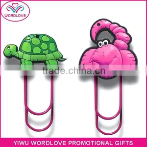 Halloween Design 3D Shaped Soft PVC Paper Clip Bookmark for Sale thumbnail-3