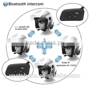 4 Riders Motorcycle Accessories Wireless Interphone for Helmet thumbnail-3