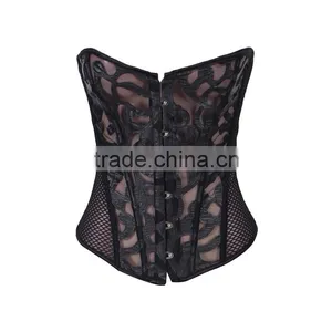 2016 Hot Sale Black Colour Sexy Mature Corset for Ladies thumbnail-1