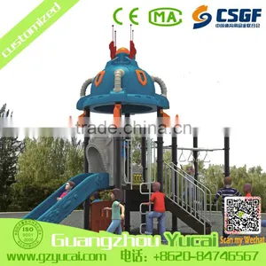New Design Kids Outdoor Gym Playground Equipment Child Slide thumbnail-1
