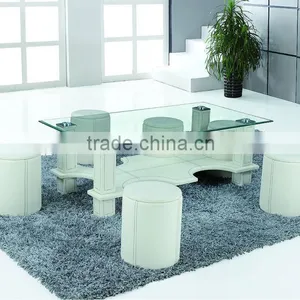 Fashion Design MDF Cover PVC Coffee Table thumbnail-1