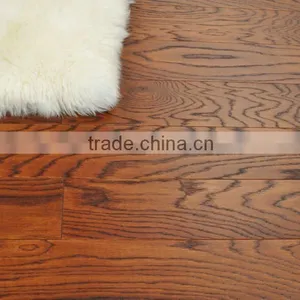 Wire Brushed Oak Flooring China Manufacturer thumbnail-1