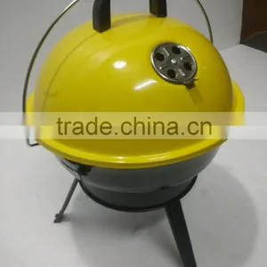 14" Tabletop 3 Legs Portable Bbq Grill thumbnail-1