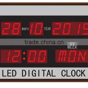 Multi-function Led Digital Wall Clock -Factory Price thumbnail-2