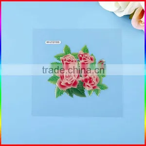 Beautiful Flowers PVC Stickers, Crystal Vinyl Stickers thumbnail-4