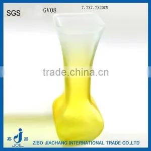 Square Mini Frosted Glass Vases thumbnail-1