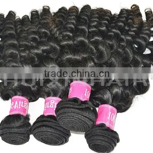 Baby Curl Human Hair, Wholesale Malaysian Hair Weft, Beauty Queen Malaysian Hair Weave thumbnail-1