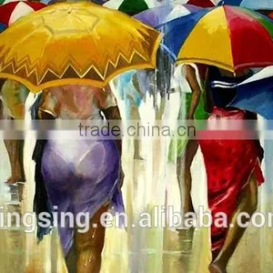 Hand Painted African Woman Portrait Oil Paintings 17694 thumbnail-1