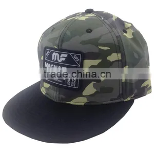 High Quality Camouflaged Fabric Cotton Wholesale Flexfit Snapback Hats thumbnail-3