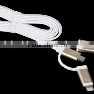 Two-in-one Usb Cable Male to Micro 5pin to I5/I6 With Aluminum Shell thumbnail-4