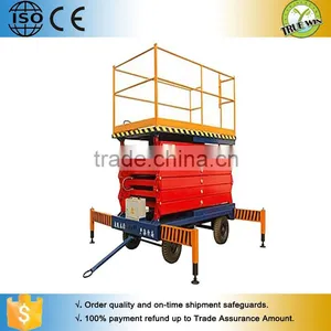 Truewin CE Approved Trailer Mobile Electric Hydraulic Scissor Lift for Sale thumbnail-4