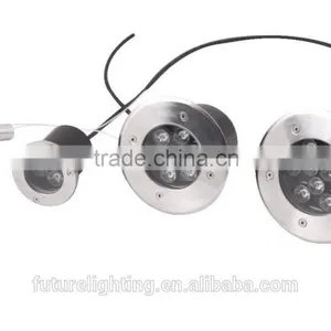Outdoor Aluminum , Stainless Steel Housing 6W 12V Paving Led Underground Light thumbnail-2