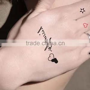 Custom Normal Self Adhesive Water Transfer Sexy Body Temporary Tattoo Sticker thumbnail-3