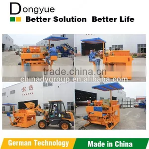 Saudi Arabic Market QTM6-25 Movable Concrete Block Making Machine With New Design thumbnail-4