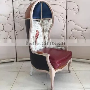 Luxury Wooden High Bird Nest Sofa Chair in Foshan thumbnail-3