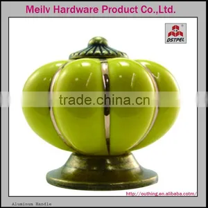 2016-2017 Foshan Furniture Hardware Ceramic Kitchen Cabinet Colorful Pumpkin Knob thumbnail-1