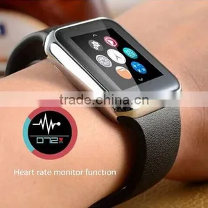 High Quality Touch Capacitive Screen Smart Wrist Watch A9 Heartrate Monitor Smart Watch Android Dual Sim thumbnail-6