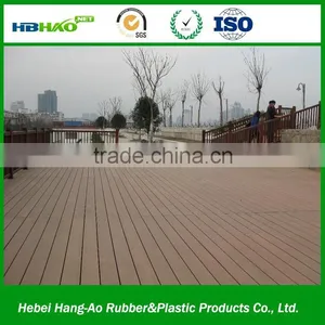 WPC Board Anti-UV Sanding Exterior Wood Plastic Composite Floorings Outdoor WPC Decking thumbnail-1