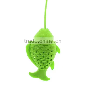 Eco-friendly Good Quality Fish Shape Tea Infuser Silicone thumbnail-2