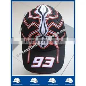 100% Cotton Racing Complicated Embroidery Baseball Cap thumbnail-1