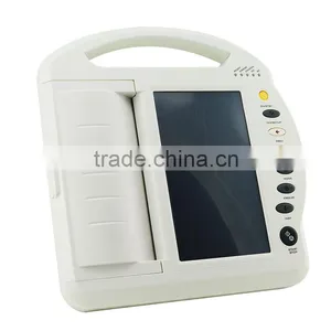Manual/Auto/Analysis Modes LCD Display Touch Screen Digital 12-channel Electrocardiograph thumbnail-2