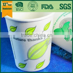 PLA Coating Paper Cup/pla Biodegradable Paper Cup/degradable Pla Cup for Coffee thumbnail-5