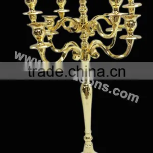 Gold Plated Candelabra and Centerpieces for Wedding Manufactured by Royal De Wajidsons in India thumbnail-1
