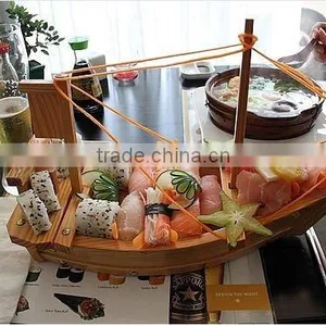 High Quality Factory Wholesale Disposable Sushi Wooden Boat Used Japan With ISO thumbnail-1