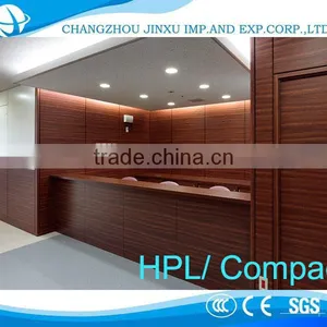 12mm Phenolic Resin Panel for Toilet Partitions; HPL Laminate Partitions thumbnail-1