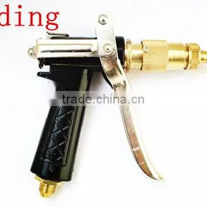 Car Washing Spray Gun , Washing Gun With Brass Head and Button , Black Hand Shank thumbnail-1