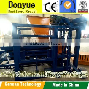 Habiterra Block Machine Qt4-25 Automatic Hydraulic Concrete Block Making Production Line Price thumbnail-5