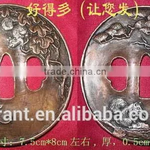Traditional Samurai Katana Sword Set With Carbon Steel Blade and Casting Zinc Alloy Tsuba JL150 thumbnail-3