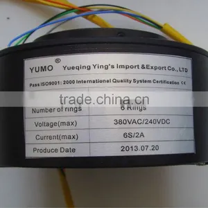 SRH50120-6S 6rings 2a Each Ring Through Bore Slip Ring thumbnail-1