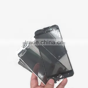 LCD Front Outer Glass With Preinstalled Frame Cold Press Frame +OCA Optical +Polrizer Film For IPhone 6s for Iphone6s Plus thumbnail-2