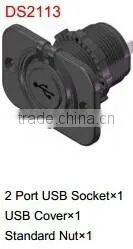 DUAL USB 5V 2.1A MOUNT SOCKET 12V Voltage thumbnail-1