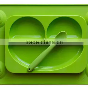 Silicone Divided Suction Kids Platemat thumbnail-2