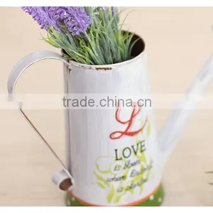 China Top Sell Coloful Decal Cute Galvanized Metal Watering Can thumbnail-1